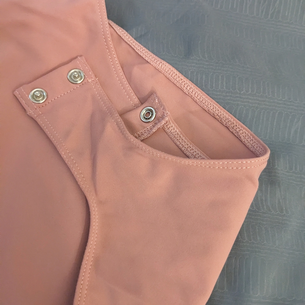 Pink Short Sleeve Bodysuit - Picture 5 of 5